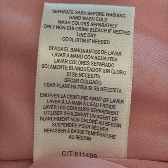 TAYLOR‎ Floral Pink Orange Mini Dress Ruffle Long Sleeve Sundress Sun Size XL 1X - Picture 8 of 9